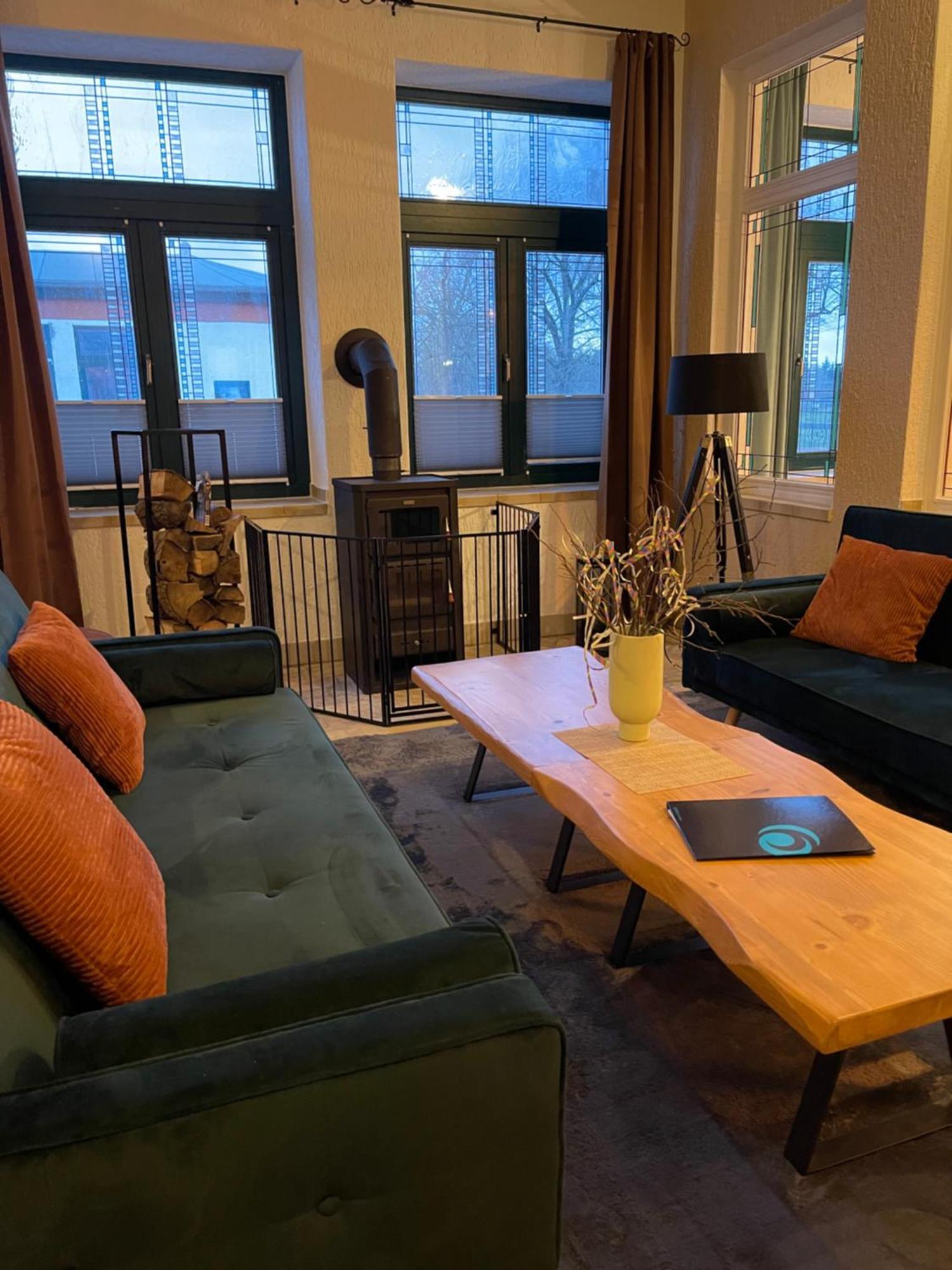 Ferienwohnung Mit Kamin Und Traumhafter Dachterrasse Mit Weitblick In Die Natur Neu Gaarz Extérieur photo
