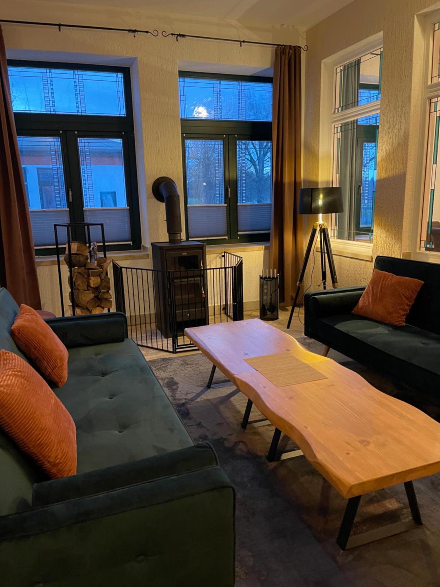 Ferienwohnung Mit Kamin Und Traumhafter Dachterrasse Mit Weitblick In Die Natur Neu Gaarz Extérieur photo